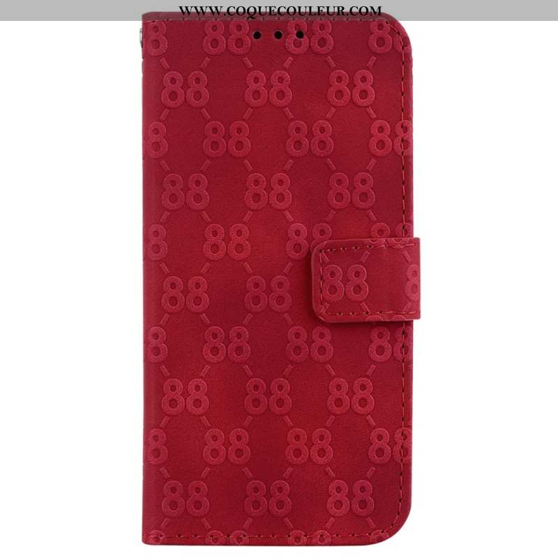 Housse Xiaomi Redmi Note 13 5G Design 88 à Lanière