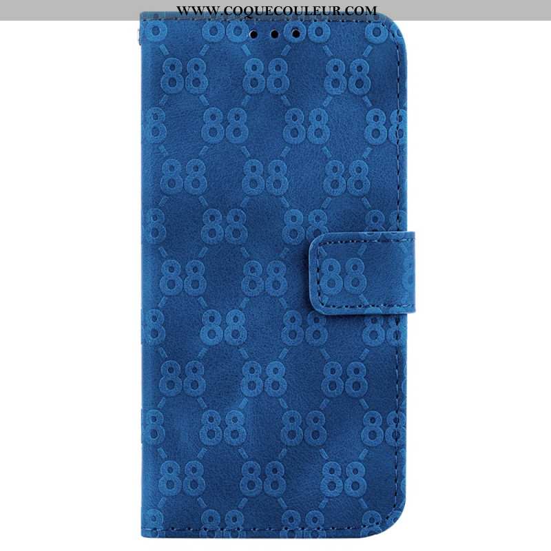 Housse Xiaomi Redmi Note 13 5G Design 88 à Lanière