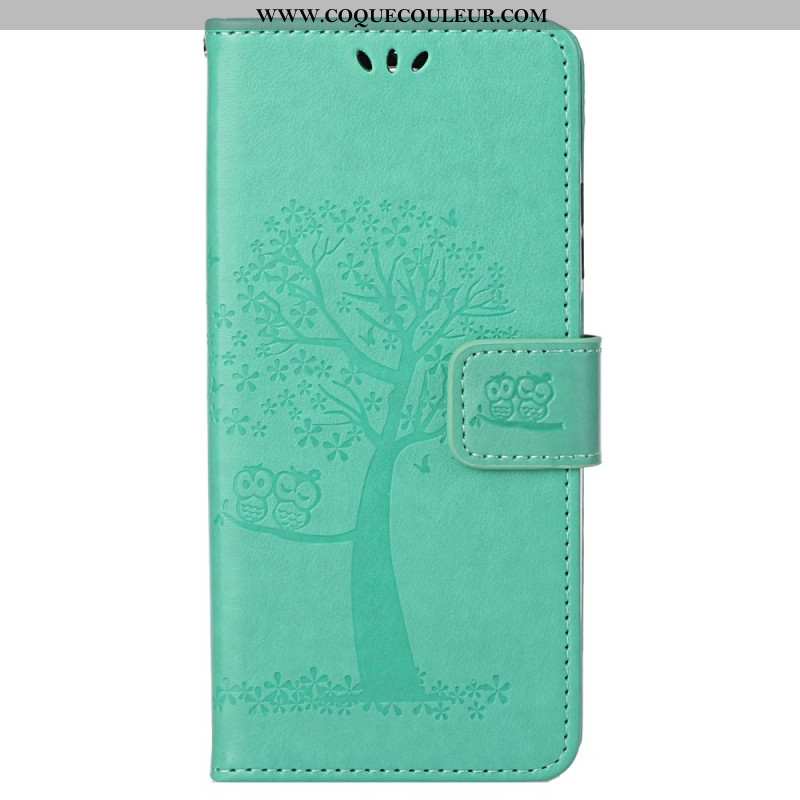 Housse Xiaomi Redmi Note 13 5G Arbre et Hiboux