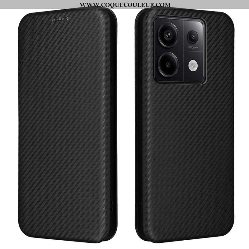 Flip Cover Xiaomi Redmi Note 13 5G Fibre Carbone