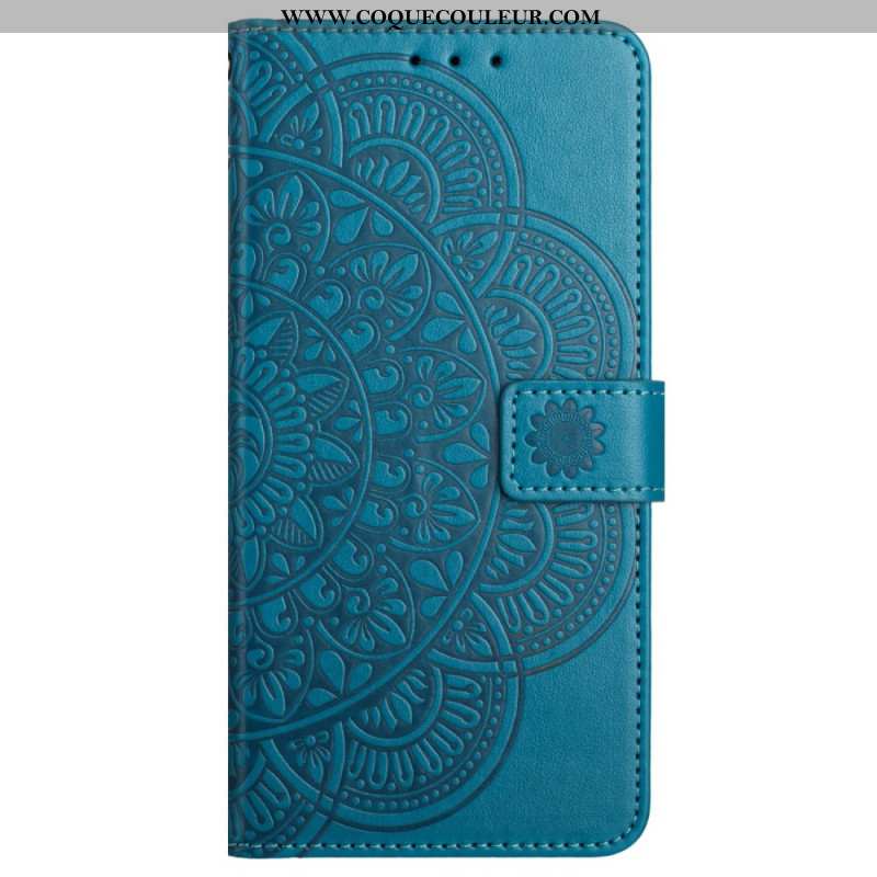 Housse Xiaomi Redmi Note 13 5G Impression Mandala avec Lanière