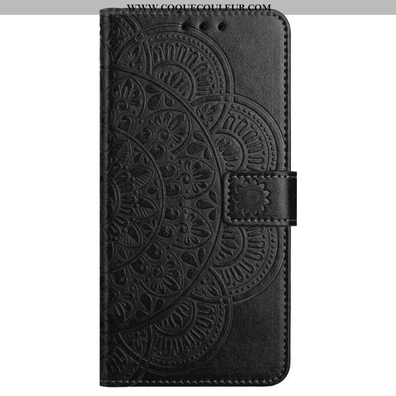 Housse Xiaomi Redmi Note 13 5G Impression Mandala avec Lanière