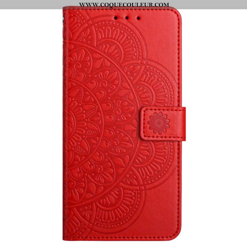 Housse Xiaomi Redmi Note 13 5G Impression Mandala avec Lanière