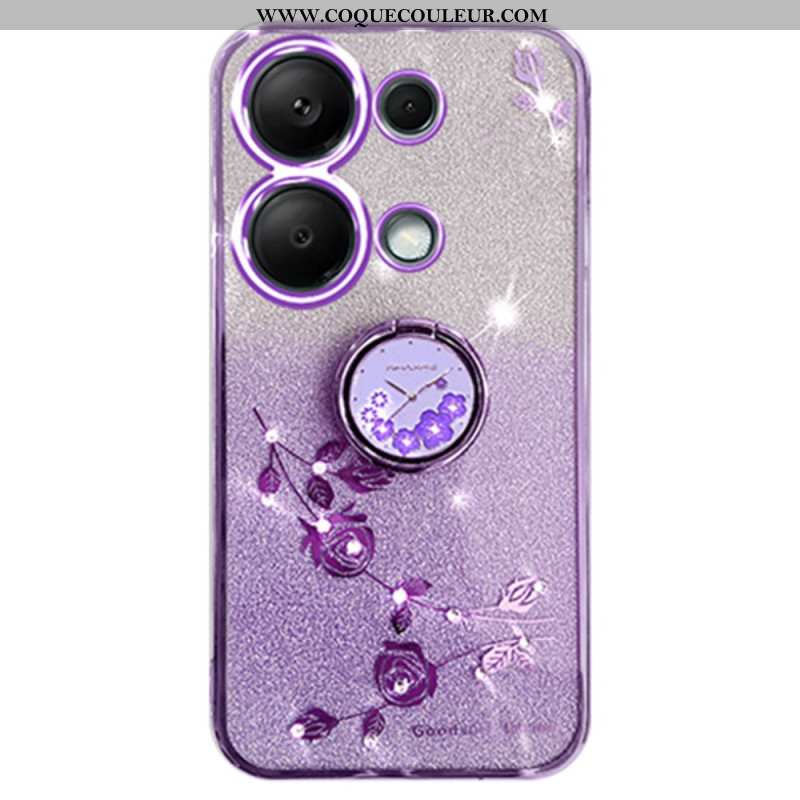 Coque Xiaomi Redmi Note 13 5G Support Paillettes et Strass KADEM