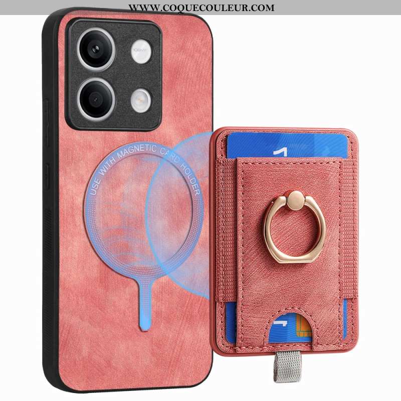 Coque Xiaomi Redmi Note 13 5G Porte-Cartes Détachable et Anneau