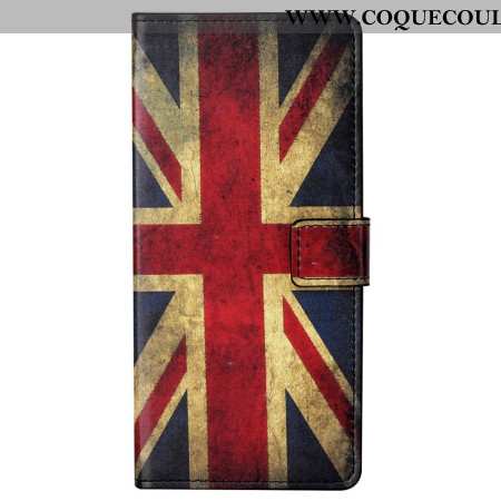 Housse Xiaomi Redmi Note 13 5G Drapeau Anglais Vintage