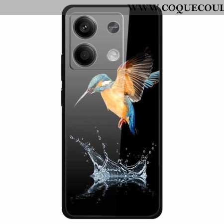 Coque Xiaomi Redmi Note 13 5G Verre Trempé Oiseau Couronné