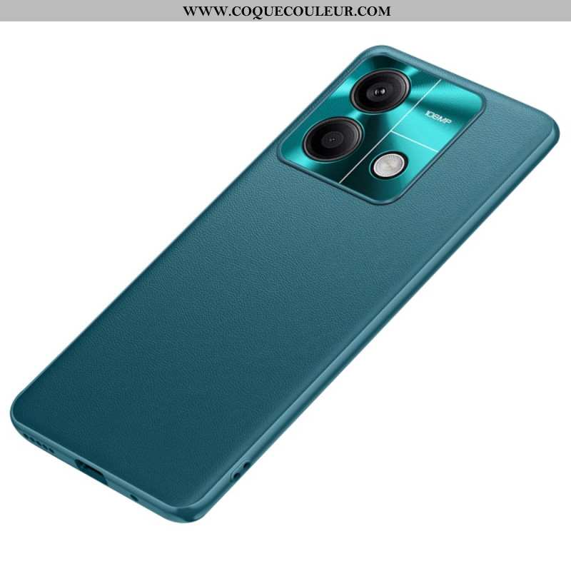 Coque Xiaomi Redmi Note 13 5G Effet Cuir Texturé