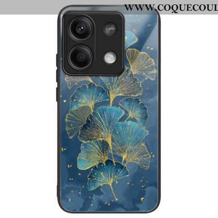 Coque Xiaomi Redmi Note 13 5G Verre Trempé Feuilles de Ginkgo