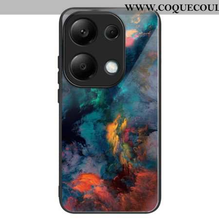 Coque Xiaomi Redmi Note 13 Pro 4G / Poco M6 Pro 4G Verre Trempé Nuages Colorés