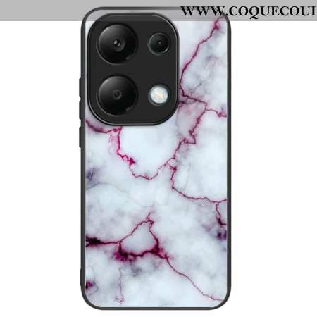 Coque Xiaomi Redmi Note 13 Pro 4G / Poco M6 Pro 4G Coque Verre Trempé Marbre Violet