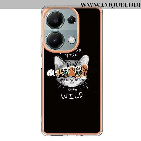 Coque Xiaomi Redmi Note 13 Pro 4G / Poco M6 Pro 4G Chat et Tigre