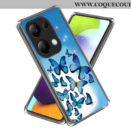 Coque Xiaomi Redmi Note 13 Pro 4G / Poco M6 Pro 4G Papillons Bleus