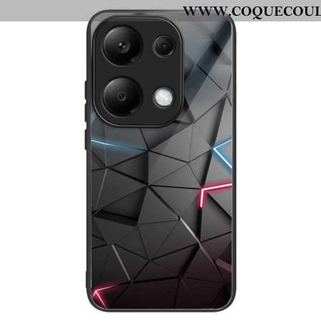 Coque Xiaomi Redmi Note 13 Pro 4G / Poco M6 Pro 4G Verre Trempé Triangles Noirs