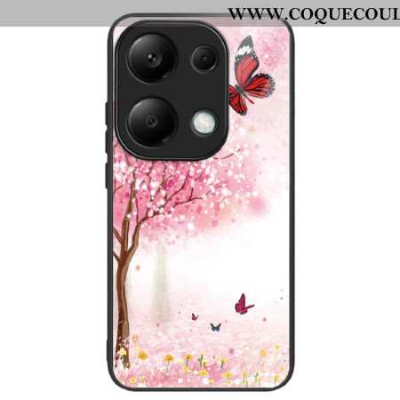 Coque Xiaomi Redmi Note 13 Pro 4G / Poco M6 Pro 4G Verre Trempé Cerisiers en Fleurs