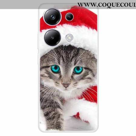 Coque Xiaomi Redmi Note 13 Pro 4G / Poco M6 Pro 4G Chat Noël