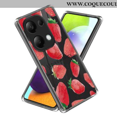 Coque Xiaomi Redmi Note 13 Pro 4G / Poco M6 Pro 4G Fraises