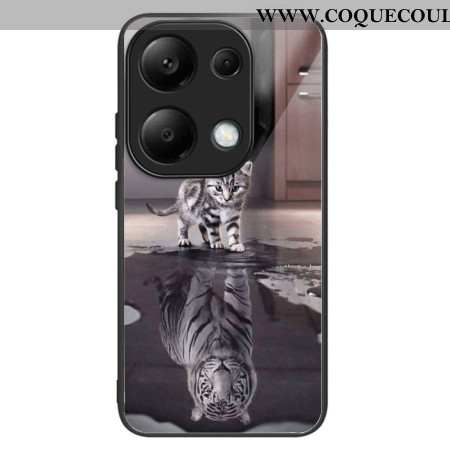 Coque Xiaomi Redmi Note 13 Pro 4G / Poco M6 Pro 4G Verre Trempé Petit Chaton