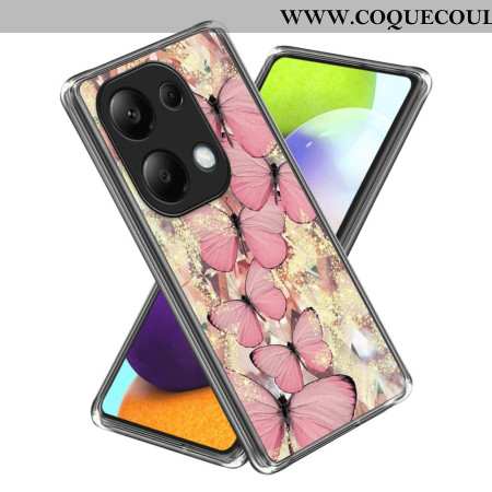 Coque Xiaomi Redmi Note 13 Pro 4G / Poco M6 Pro 4G Papillons Roses