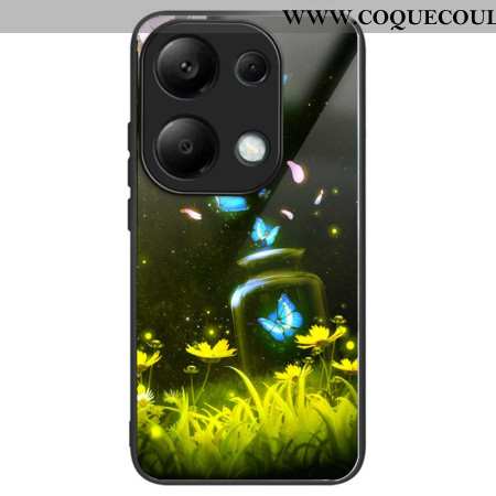 Coque Xiaomi Redmi Note 13 Pro 4G / Poco M6 Pro 4G Verre Trempé Papillon Bouteille