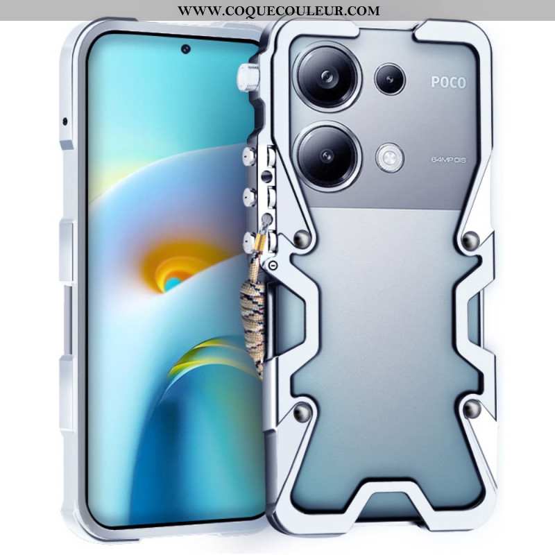 Coque en alliage d'aluminium pour Xiaomi Redmi Note 13 Pro 4G / Poco M6 Pro 4G Alliage d'A