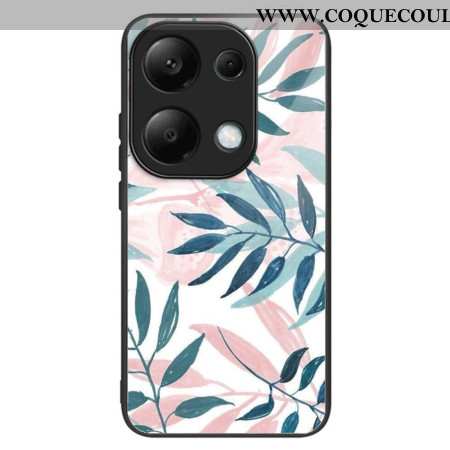 Coque Xiaomi Redmi Note 13 Pro 4G / Poco M6 Pro 4G Verre Trempé Feuilles