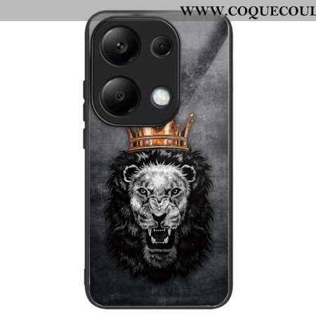 Coque Xiaomi Redmi Note 13 Pro 4G / Poco M6 Pro 4G Verre Trempé Lion Couronné