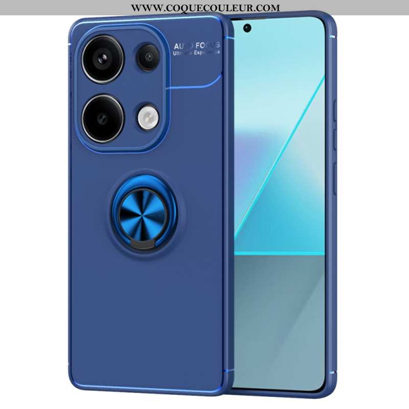 Coque Xiaomi Redmi Note 13 Pro 4G / Poco M6 Pro 4G Anneau Support Métallique