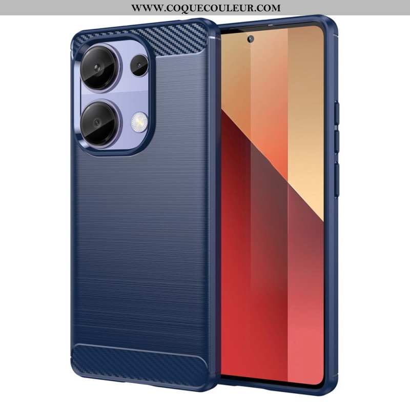 Coque Xiaomi Redmi Note 13 Pro 4G / Poco M6 Pro 4G Fibre Carbone Brossée