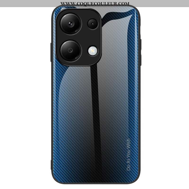 Coque Xiaomi Redmi Note 13 Pro 4G / Poco M6 Pro 4G Verre Trempé Fibre Carbone