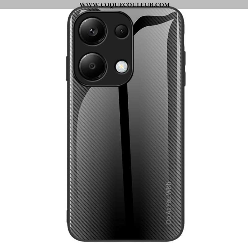 Coque Xiaomi Redmi Note 13 Pro 4G / Poco M6 Pro 4G Verre Trempé Fibre Carbone