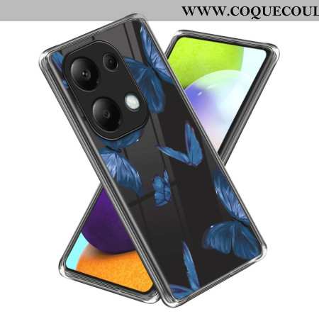 Coque Xiaomi Redmi Note 13 Pro 4G / Poco M6 Pro 4G Papillons Bleus