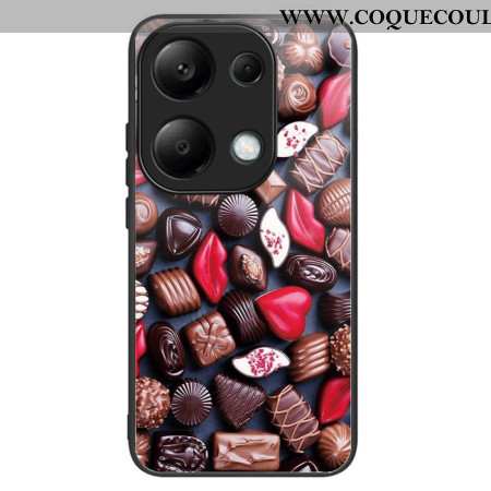 Coque Xiaomi Redmi Note 13 Pro 4G / Poco M6 Pro 4G Verre Trempé Chocolats