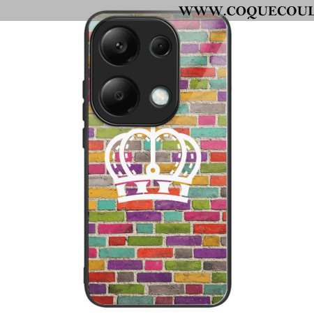 Coque Xiaomi Redmi Note 13 Pro 4G / Poco M6 Pro 4G Verre Trempé Mur Coloré