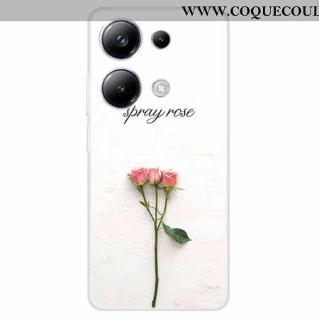 Coque Xiaomi Redmi Note 13 Pro 4G / Poco M6 Pro 4G Trois Fleurs