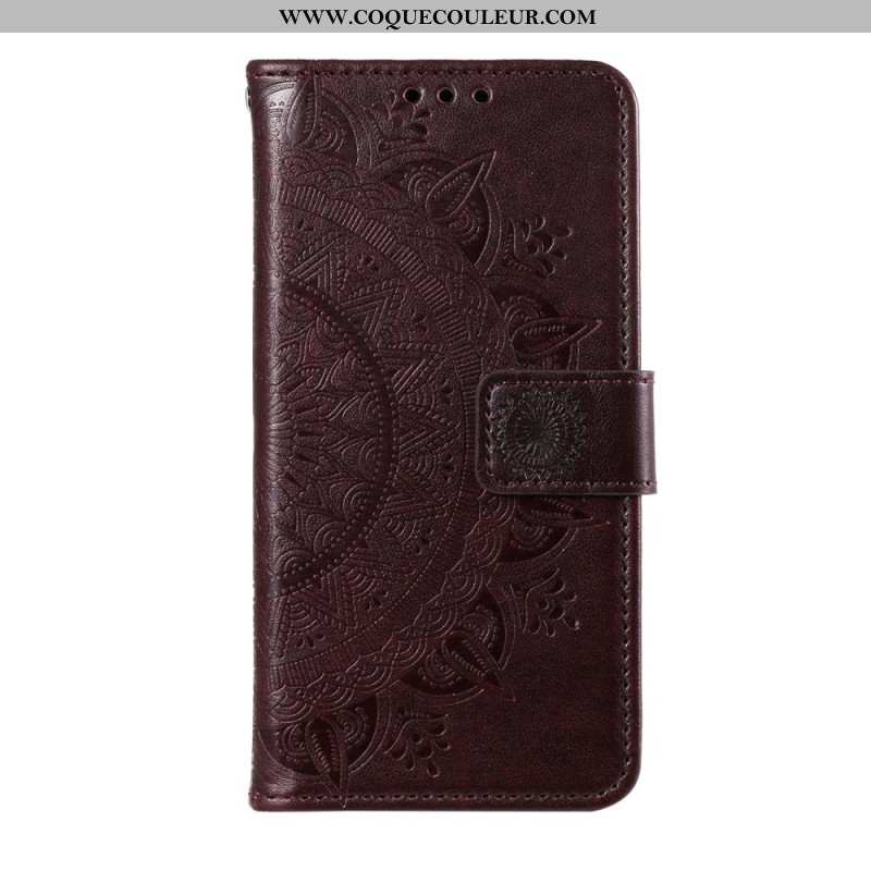 Etui Portefeuille Pour Xiaomi Redmi Note 13 Pro 4G / Poco M6 Pro 4G Avec Motif Mandala