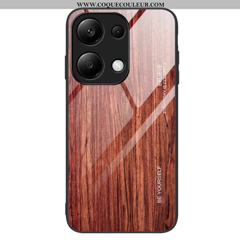 Coque Xiaomi Redmi Note 13 Pro 4G / Poco M6 Pro 4G Verre Trempé Bois