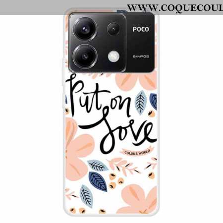 Coque Xiaomi Redmi Note 13 Pro 5G / Poco X6 5G Put on Love