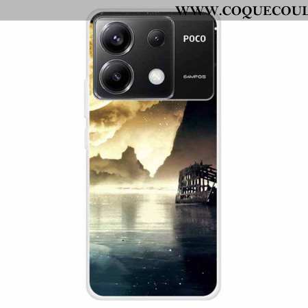 Coque Xiaomi Redmi Note 13 Pro 5G / Poco X6 5G Clair de Lune au Bord du Lac