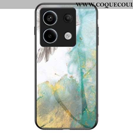 Coque Xiaomi Redmi Note 13 Pro 5G / Poco X6 5G Verre Trempé Marbre et Colombe Volante