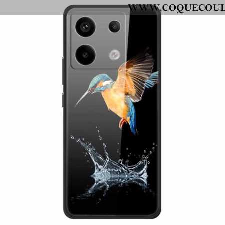 Coque Xiaomi Redmi Note 13 Pro 5G / Poco X6 5G Verre Trempé Oiseau Couronné