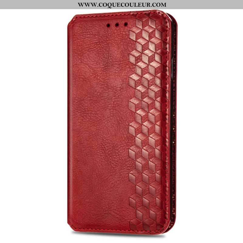 Flip Cover Xiaomi Redmi Note 13 Pro 5G / Poco X6 5G Vintage Losanges 3D