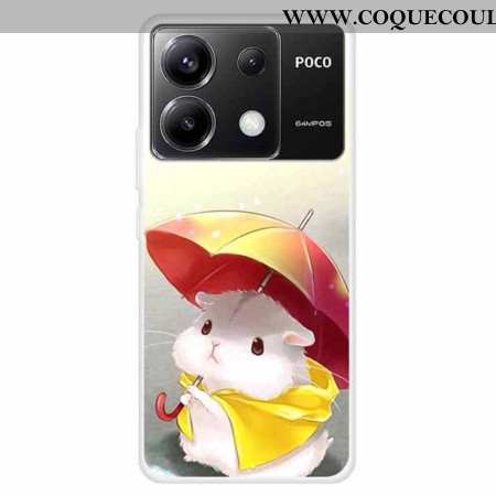 Coque Xiaomi Redmi Note 13 Pro 5G / Poco X6 5G Écureuil Parapluie