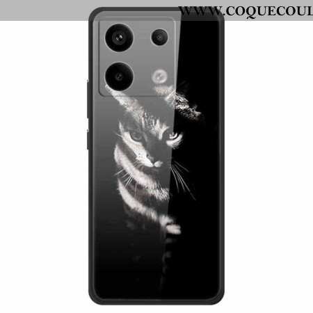 Coque Xiaomi Redmi Note 13 Pro 5G / Poco X6 5G Verre Trempé Chat d'Ombre