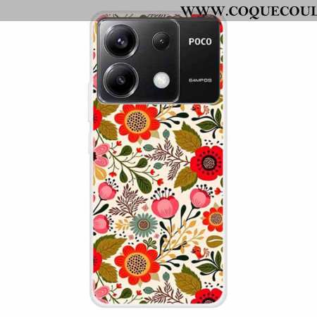 Coque Xiaomi Redmi Note 13 Pro 5G / Poco X6 5G Fleurs Colorées