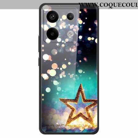 Coque Xiaomi Redmi Note 13 Pro 5G / Poco X6 5G Verre Trempé Étoile Brillante