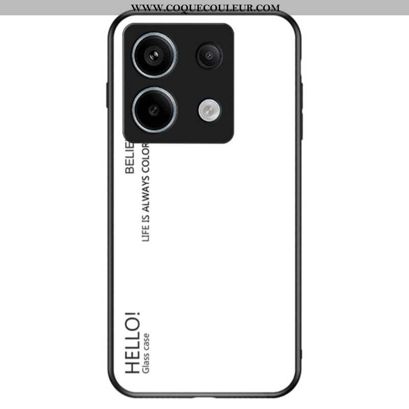 Coque Xiaomi Redmi Note 13 Pro 5G / Poco X6 5G Verre Trempé Hello