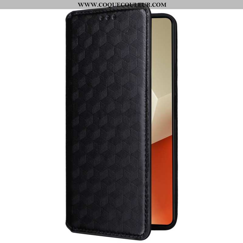 Flip Cover Xiaomi Redmi Note 13 Pro 5G / Poco X6 Cubes 3D