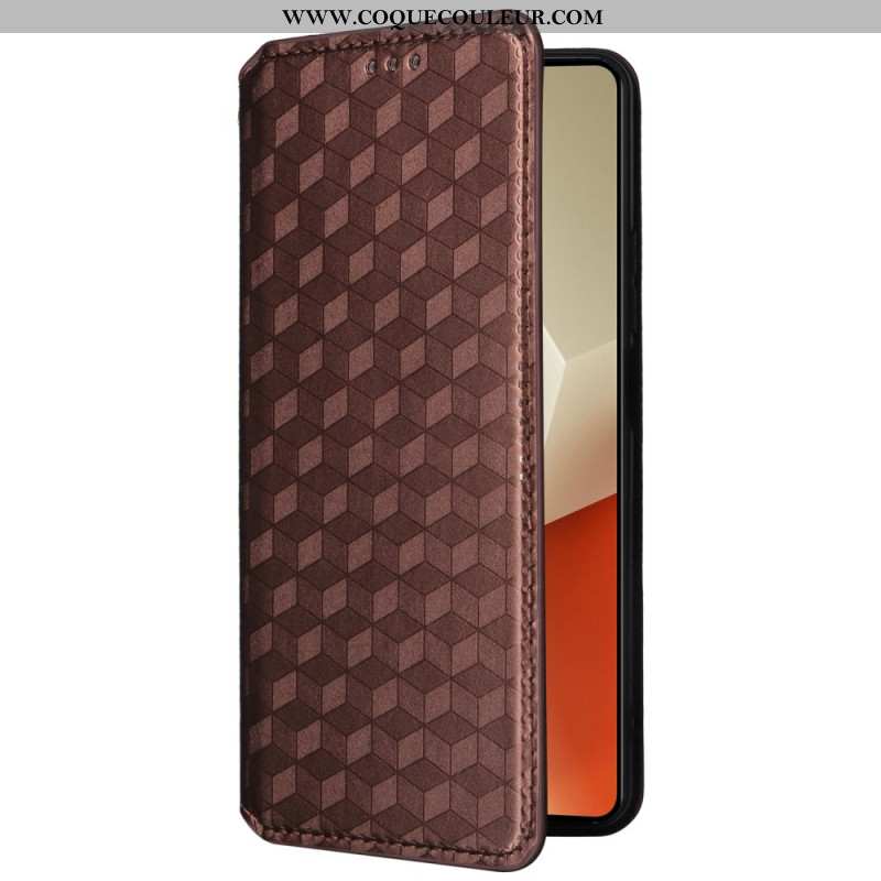 Flip Cover Xiaomi Redmi Note 13 Pro 5G / Poco X6 Cubes 3D