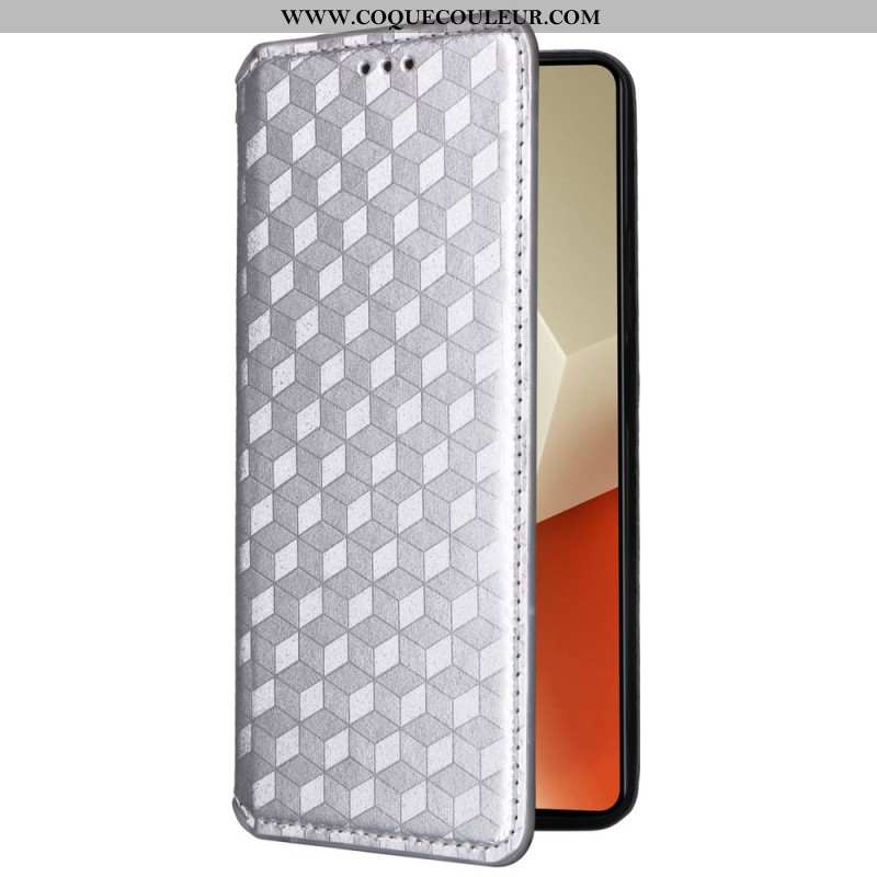 Flip Cover Xiaomi Redmi Note 13 Pro 5G / Poco X6 Cubes 3D